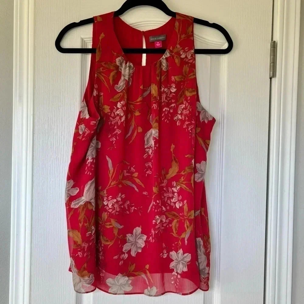 Vince Camuto Womens Sleeveless Top Size M